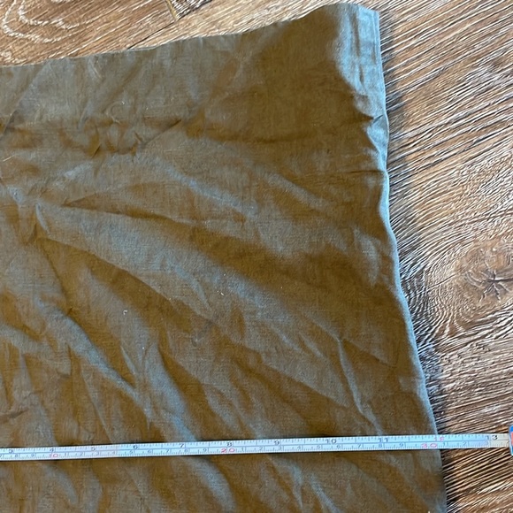 Madewell Slouchy Straight women’s Pants wide leg, Size 12. Olive green. - Picture 8 of 10